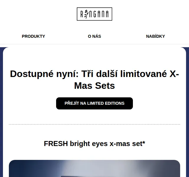 RINGANA: X-Mas Sets limitovaná edice – červenec 2026 | Nuslet.cz