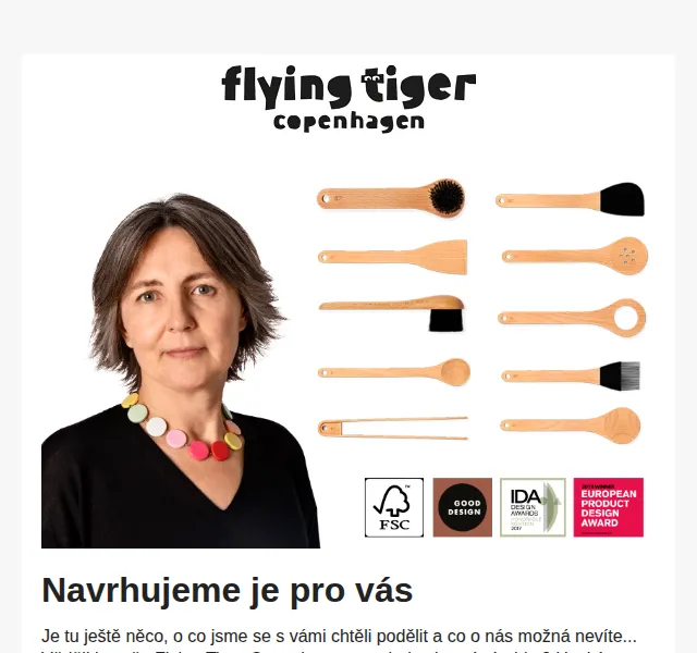 Flying Tiger Copenhagen: Designové výrobky za 1–5 € – červen 2026 | Nuslet.cz