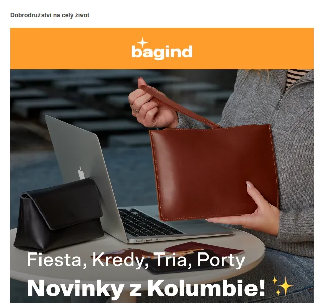 Bagind: Nová kolumbijská kolekce Fiesta, Kredy, Tria a Porty – červenec 2026 | Nuslet.cz