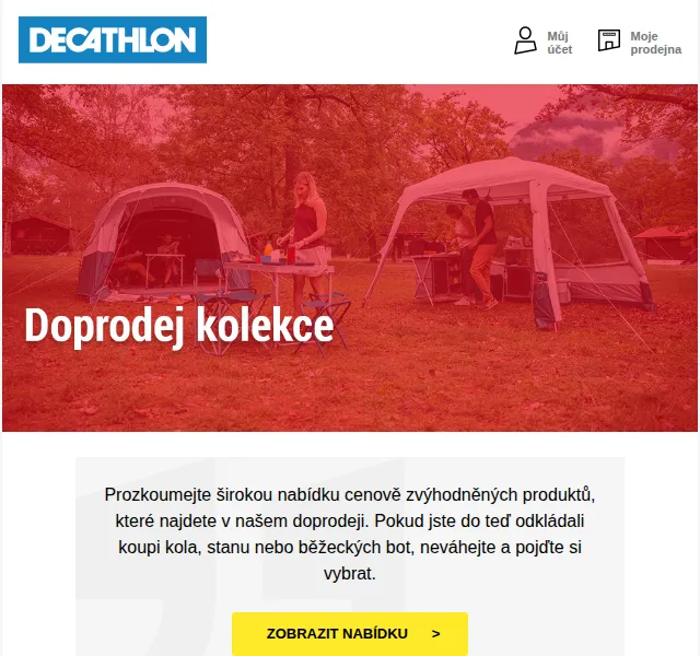 DECATHLON: Doprodejová nabídka – červenec 2026 | Nuslet.cz