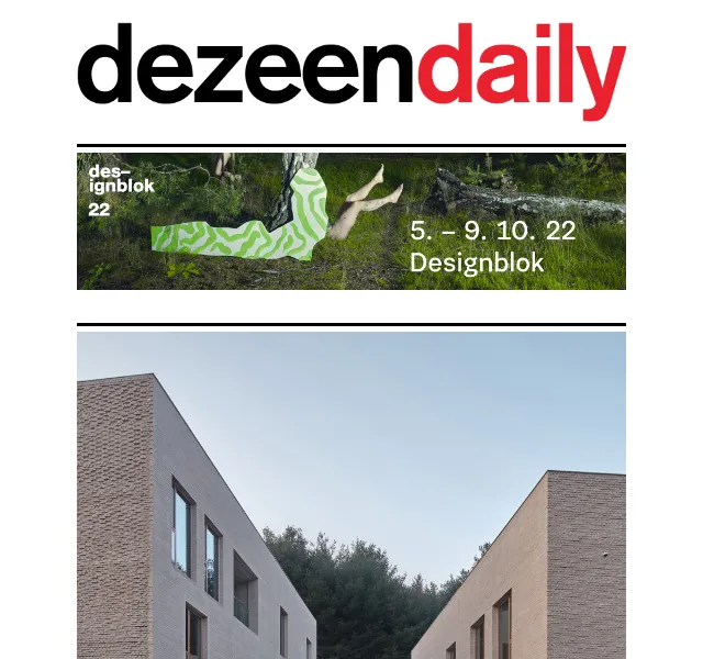 Dezeen Daily: novinky z architektury a designu – červen 2026 | Nuslet.cz