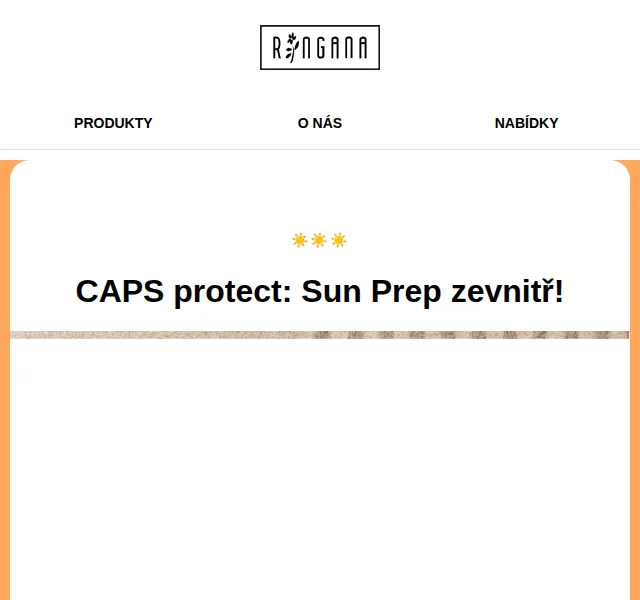 RINGANA: CAPS protect s 10% slevou – duben 2025 | Nuslet.cz