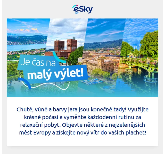 eSky.cz: Zpáteční letenky do Kodaně od 1000 Kč – červenec 2026 | Nuslet.cz