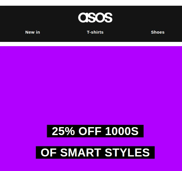 ASOS: Sleva 25 % na 1000s stylových kousků – červen 2026 | Nuslet.cz