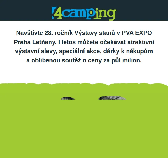 4camping: Výstava stanů a vybavení do přírody – červenec 2026 | Nuslet.cz