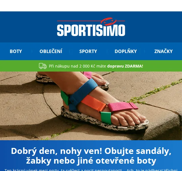 Sportisimo: Sandály, žabky, pantofle od Loap, Puma, Salomon – červen 2026 | Nuslet.cz