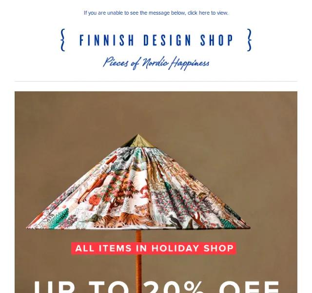 Finnish Design Shop: sleva až 20 % na Holiday Shop – prosinec 2023 | Nuslet.cz