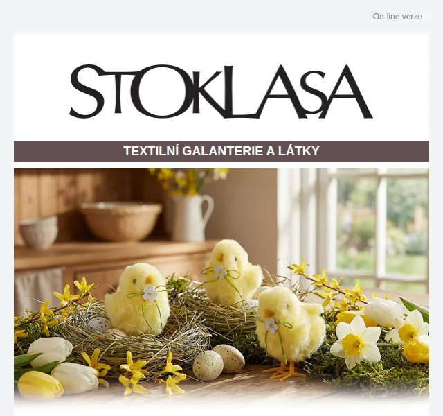 Stoklasa: Jarní dekorace a velikonoční doplňky – březen 2026 | Nuslet.cz