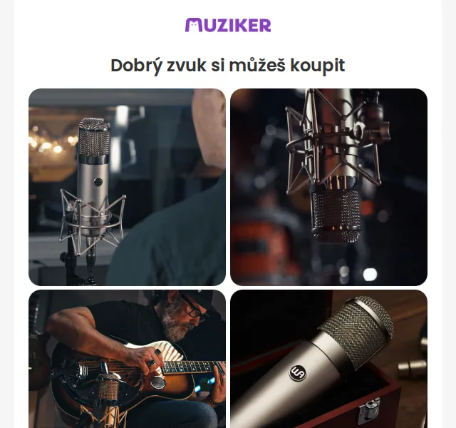 Muziker: Studiové mikrofony Warm Audio – červenec 2026 | Nuslet.cz