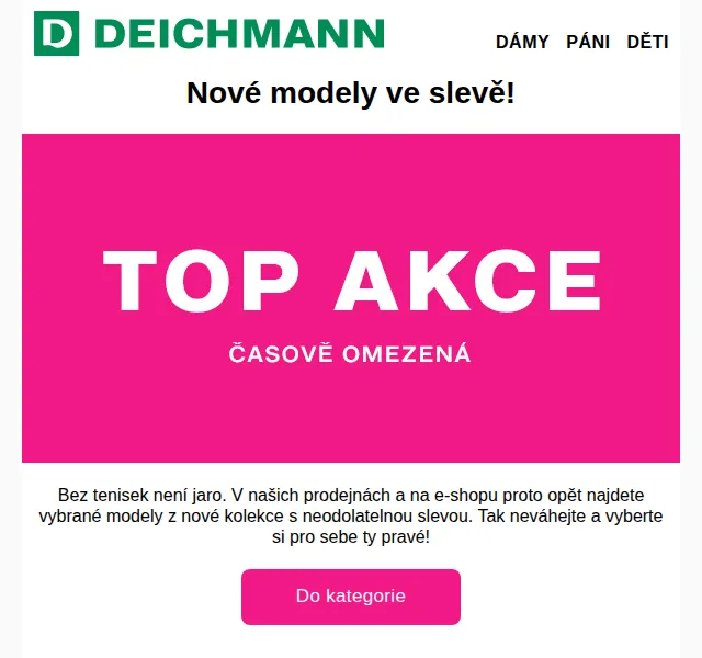 DEICHMANN: Nové modely ve slevě – červenec 2026 | Nuslet.cz