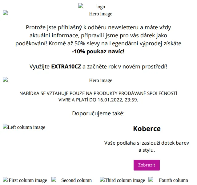 Vivre: Legendární výprodej až 50% sleva – červen 2026 | Nuslet.cz