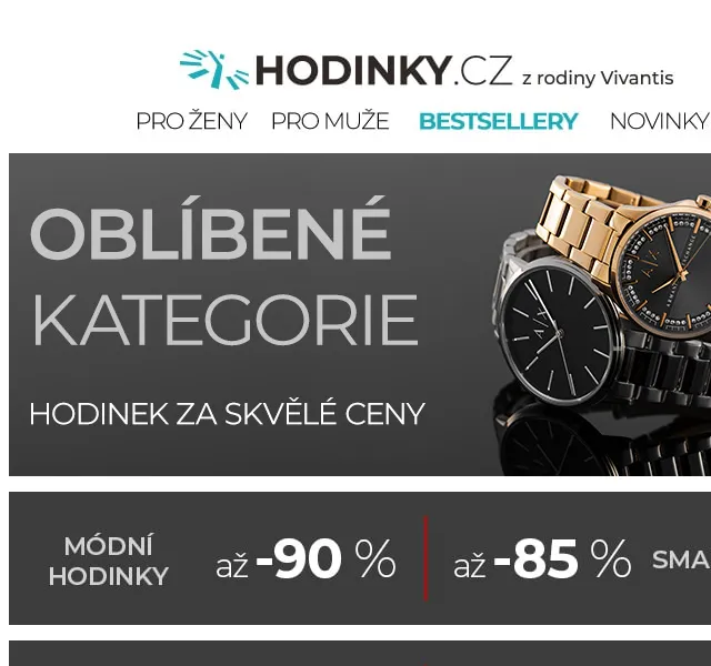 Hodinky.cz: Slevy až 91 % na hodinky – červenec 2022 | Nuslet.cz