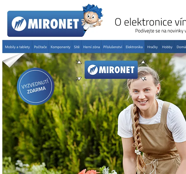 Mironet: zahradnické potřeby – duben 2026 | Nuslet.cz