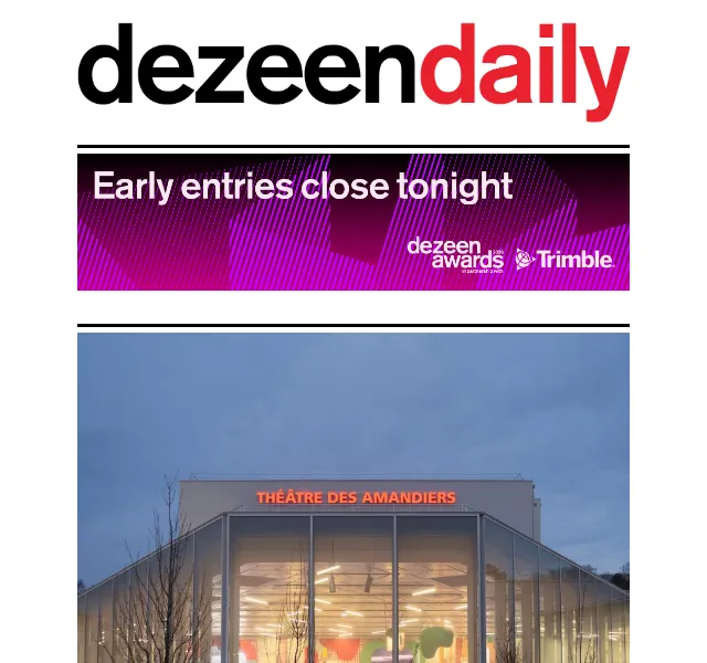 Dezeen Daily: Smiljan Radić interview a Hormuz blockade – červenec 2026 | Nuslet.cz