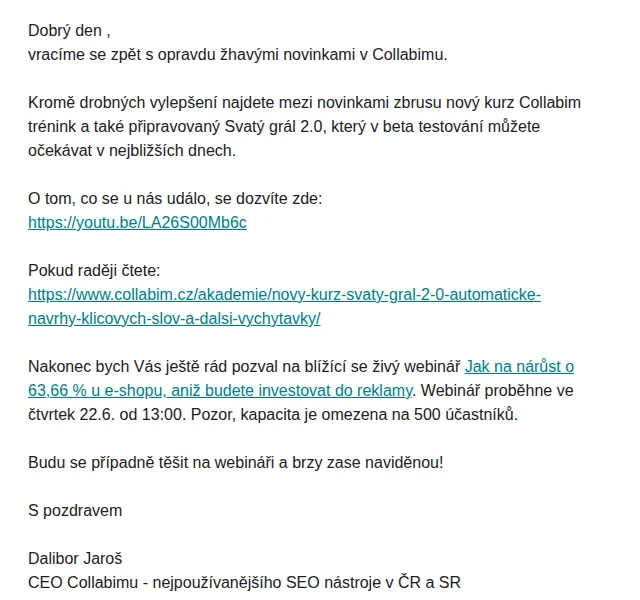 Collabim: Nový kurz a Svatý grál 2.0 – červenec 2026 | Nuslet.cz