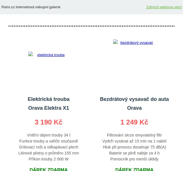 Patro.cz: Orava spotřebiče – dárek a doprava zdarma | Červen 2026 | Nuslet.cz