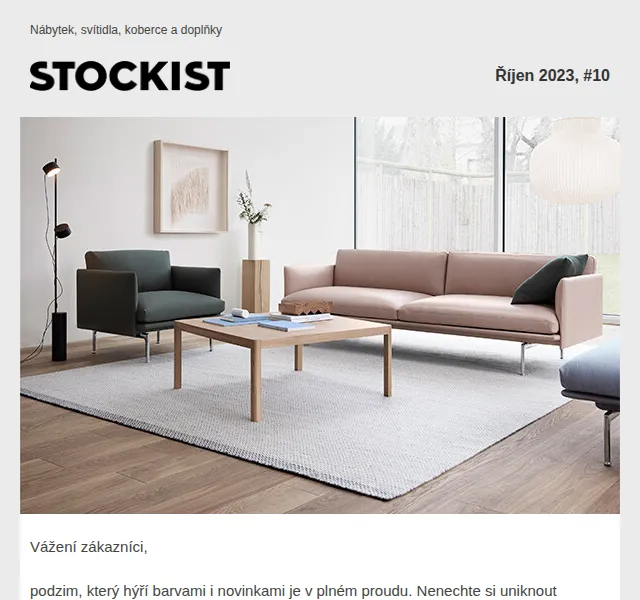 Stockist: Podzimní slevy 15-20% na Muuto, Ethnicraft – říjen 2024 | Nuslet.cz