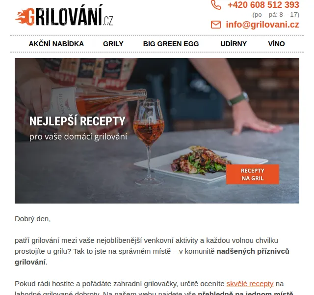 Grilování.cz: Tipy na grilování a recepty – červen 2026 | Nuslet.cz