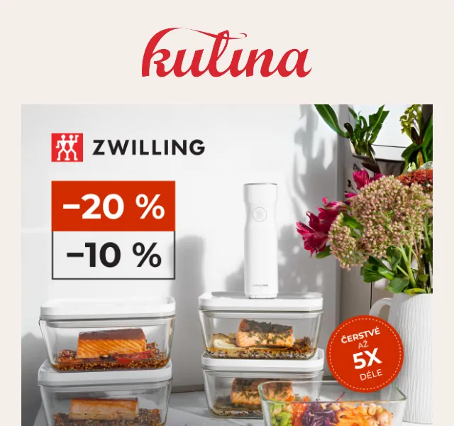 KULINA.cz: Zwilling Fresh & Save sleva 20 % – červenec 2026 | Nuslet.cz