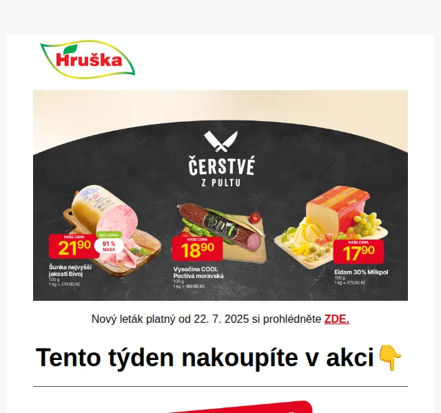 Hruška: Toaletní papír BigSoft a Jar 69,90 Kč – červenec 2025 | Nuslet.cz