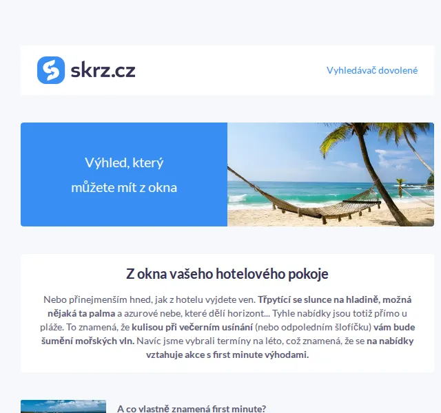 Vánoce na Skrz: Hotely u moře s first minute – červen 2026 | Nuslet.cz