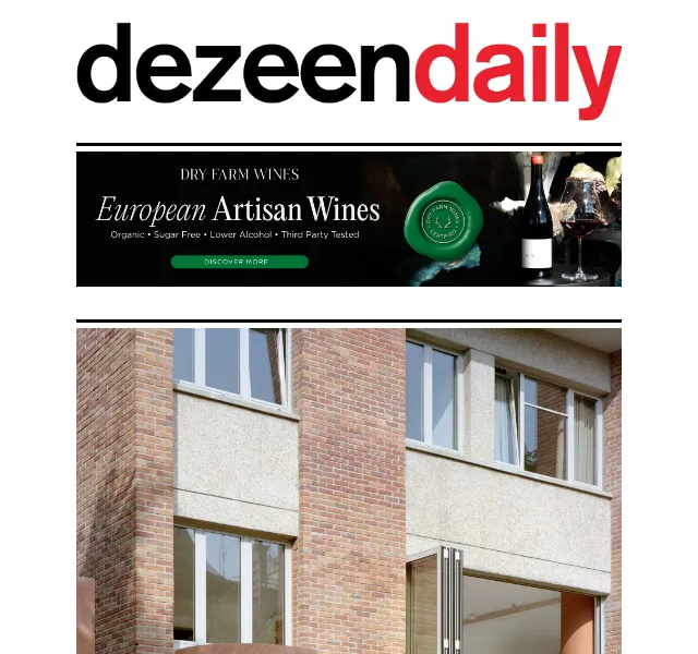 Dezeen Daily: Nová kolekce architektury a designu – červenec 2026 | Nuslet.cz