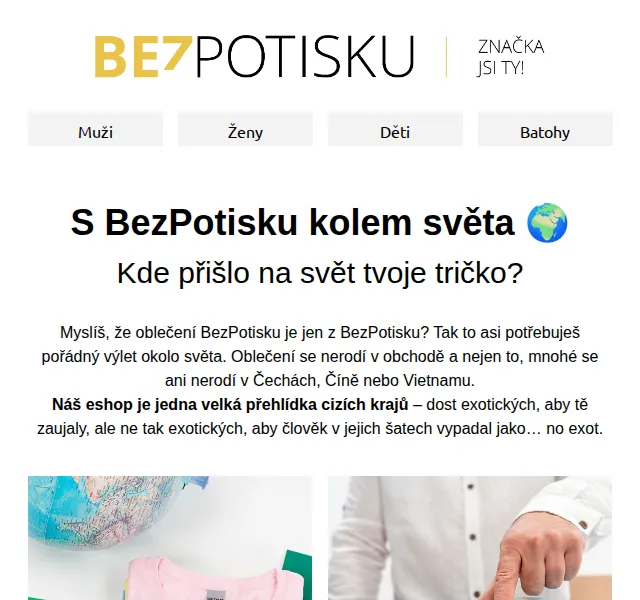 BezPotisku: Oblečení z celého světa – červen 2026 | Nuslet.cz