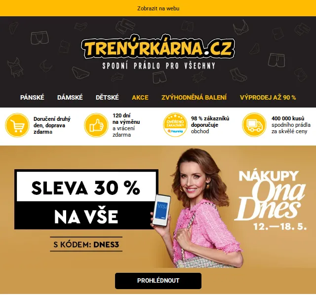 Lukáš z Trenýrkárna.cz: Sleva až 53 % na prádlo – červenec 2026 | Nuslet.cz