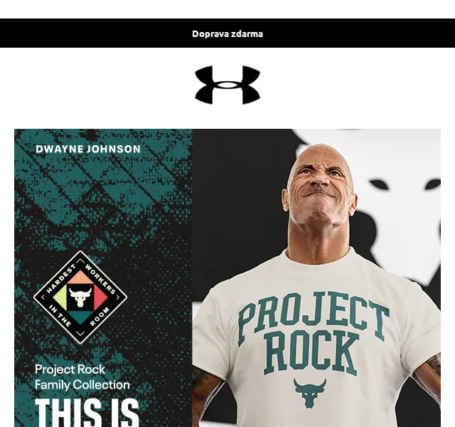 Under Armour: New Project Rock Family Collection – červen 2026 | Nuslet.cz