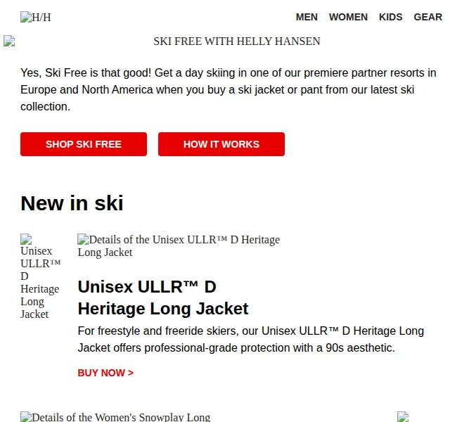 Helly Hansen: Lyžařská kolekce a skipas zdarma – červenec 2026 | Nuslet.cz