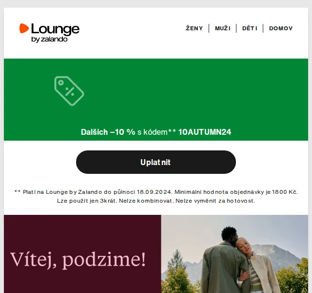Lounge by Zalando: Až 75 % sleva + extra 10 % na The North Face, Tamaris & Mango – červenec 2026 | Nuslet.cz