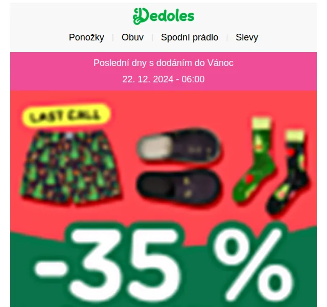 Dedoles: Vánoční dárky až do -35 % – červenec 2026 | Nuslet.cz