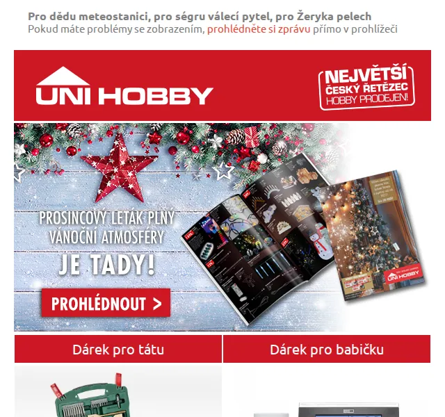 UNI HOBBY: Dárky pro celou rodinu – červen 2026 | Nuslet.cz