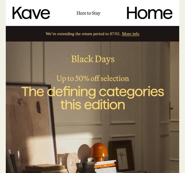 Kave Home Sale: sleva až 50 % + extra 20 % – červen 2026 | Nuslet.cz