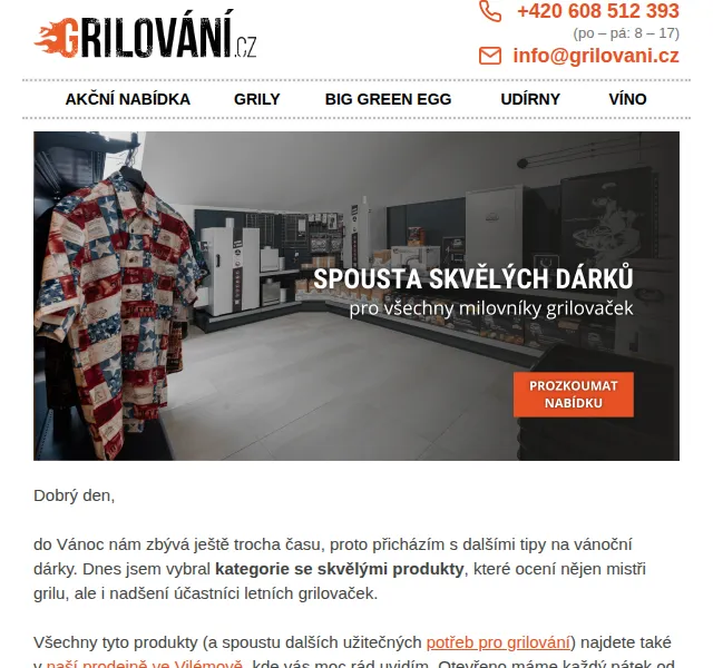 Grilování.cz: Havajské košile a vína pro mistry grilu – červenec 2026 | Nuslet.cz