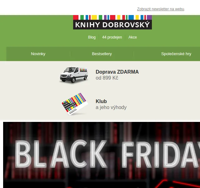KnihyDobrovsky.cz: Až 90% slevy v letním BLACK FRIDAY – červenec 2026 | Nuslet.cz