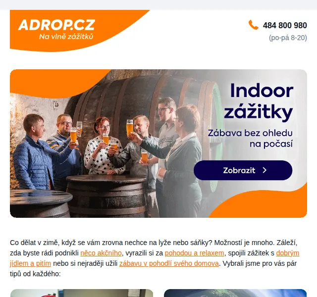 Adrop: Indoor zážitky – červenec 2026 | Nuslet.cz