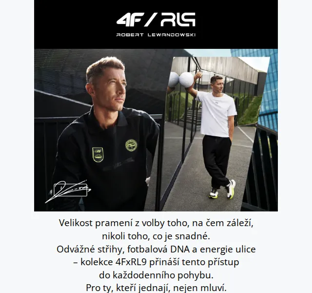 4Fstore: Kolekce 4FxRL9 právě dorazila – červenec 2026 | Nuslet.cz