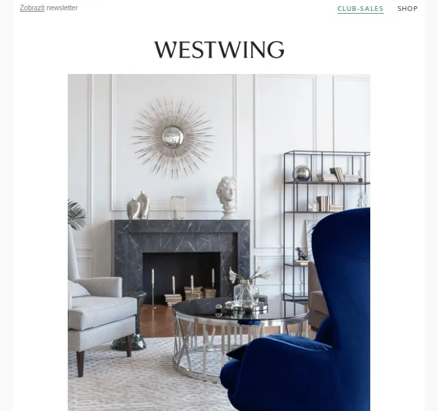 Westwing: Stříbrné trendy a slevy na bydlení – červenec 2026 | Nuslet.cz
