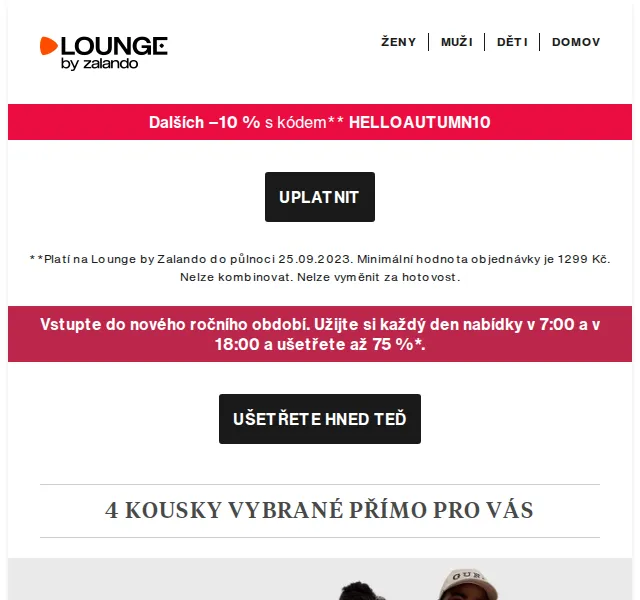 Lounge by Zalando: Výprodej Podzim slevy až 75 % – červenec 2026 | Nuslet.cz