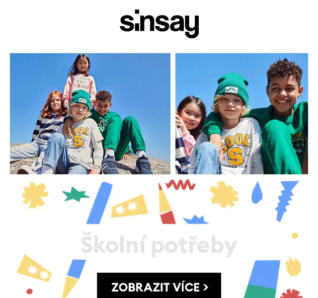 Sinsay: Školní kolekce – červenec 2026 | Nuslet.cz