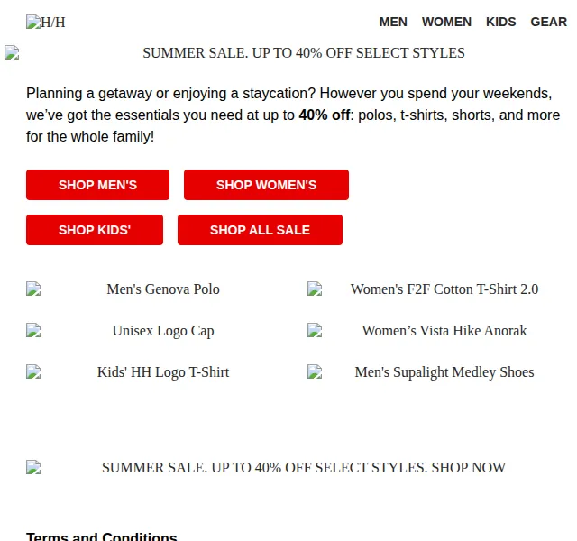 Helly Hansen: up to 40% off weekend essentials – červenec 2026 | Nuslet.cz