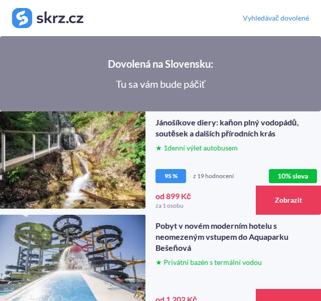 Vánoce na Skrz: Výlet na Jánošíkove diery od 899 Kč – červenec 2026 | Nuslet.cz