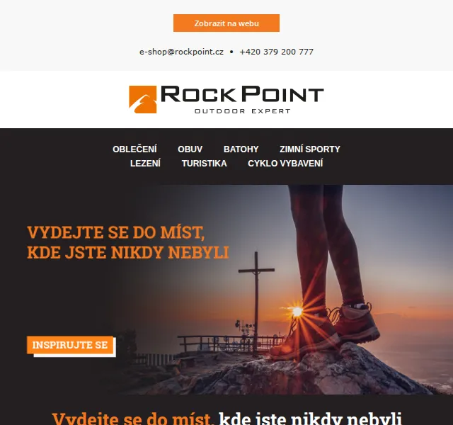 Rock Point: Outdoorové vybavení pro nová dobrodružství – červen 2026 | Nuslet.cz