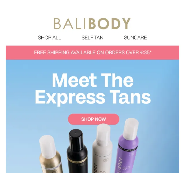 Bali Body: Express Self-Tanning – červenec 2026 | Nuslet.cz
