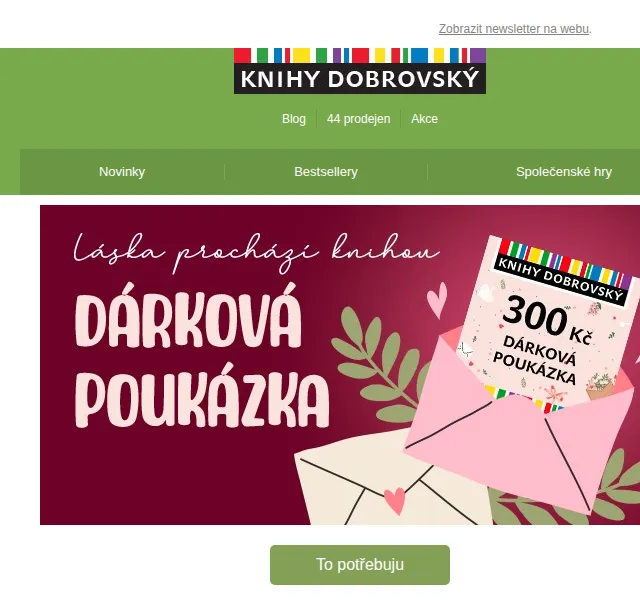 KnihyDobrovsky.cz: Valentýnská nálož audioknih a e-knih se slevou až 50 % – červenec 2026 | Nuslet.cz