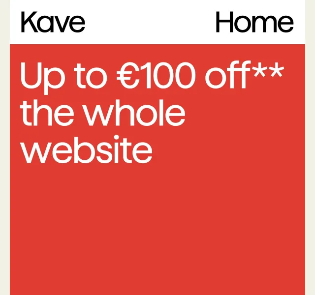 Kave Home Sale: Extra sleva až 100 € – srpen 2026 | Nuslet.cz
