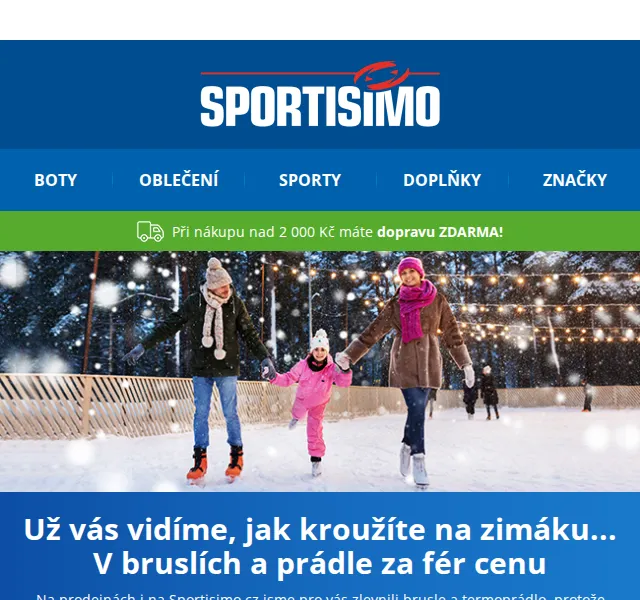 Sportisimo.cz: Brusle a termoprádlo se slevou až 41 % – červen 2026 | Nuslet.cz