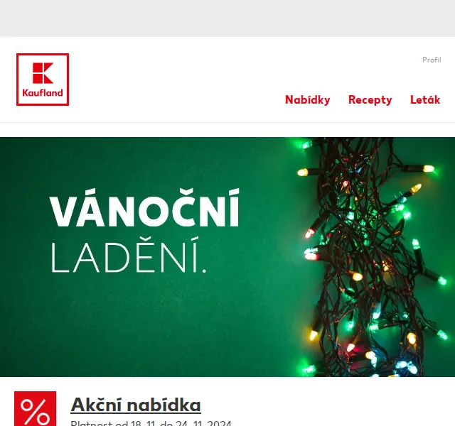 Kaufland: Vánoční dekorace s levnými LED světly – listopad 2024 | Nuslet.cz