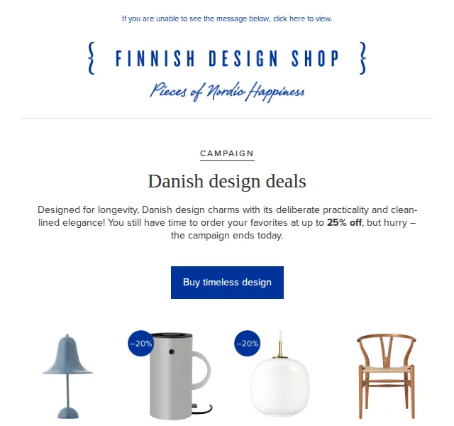 Finnish Design Shop: dánský design až 60% sleva – červenec 2026 | Nuslet.cz